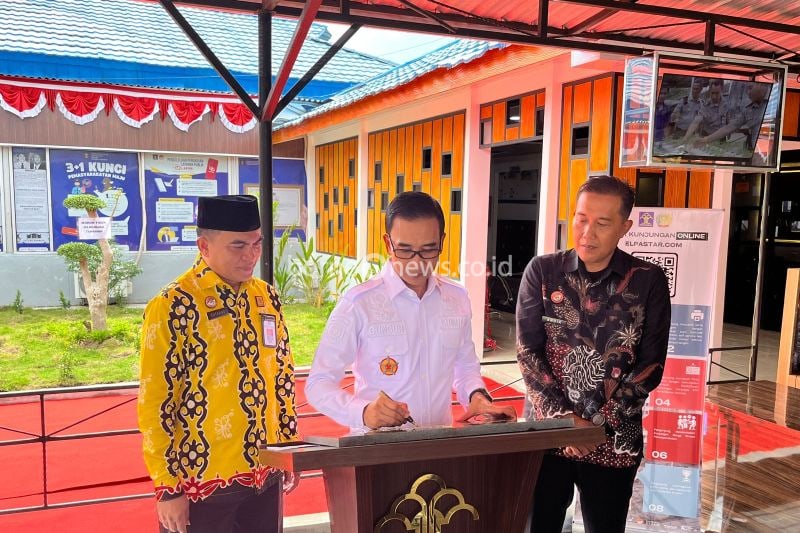 Kakanwil Kemenkumham Kaltim Resmikan Unit PTSP di Lapas Tarakan