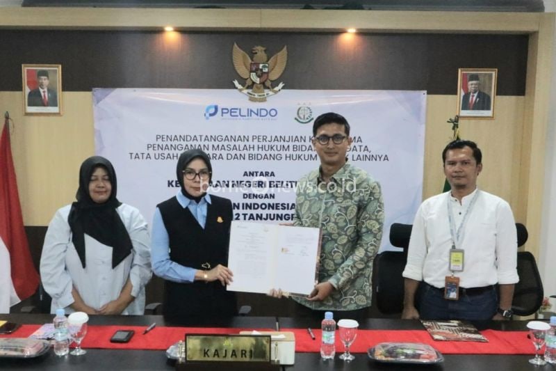 Kejari Belitung Timur Jalin Kerja Sama Hukum dengan Pelindo