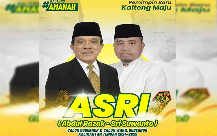 Didapuk Dampingi Abdul Razak di Pilkada Kalteng, ini Kata Sri Suwanto