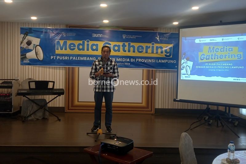 Komunikasi dan Korporat Pusri, Rustam Effendi (ANTARA/HO)