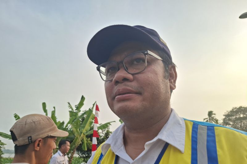 Arsip- Kepala Balai Besar Wilayah Sungai (BBWS) Mesuji Sekampung Roy Panagom Pardede saat memberi keterangan. ANTARA/Ruth Intan Sozometa Kanafi.