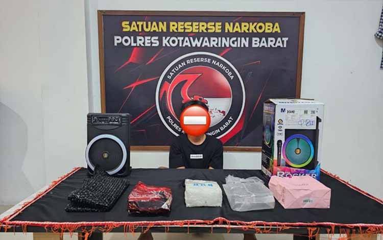Ambil Paket Kardus Speaker Berisi Sabu 1 Kg, Pemuda di Pangkalan Bun Digelandang Polisi