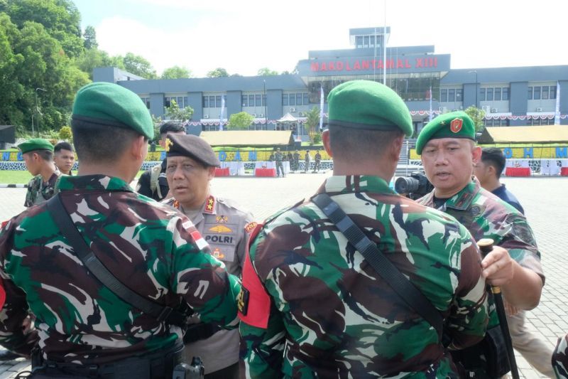 Kapolda Kaltara Sambut Satgas Pamtas RI-Malaysia di Tarakan