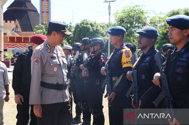 Polda Papua Gelar Apel Operasi Mantap Praja Cartenz 2024