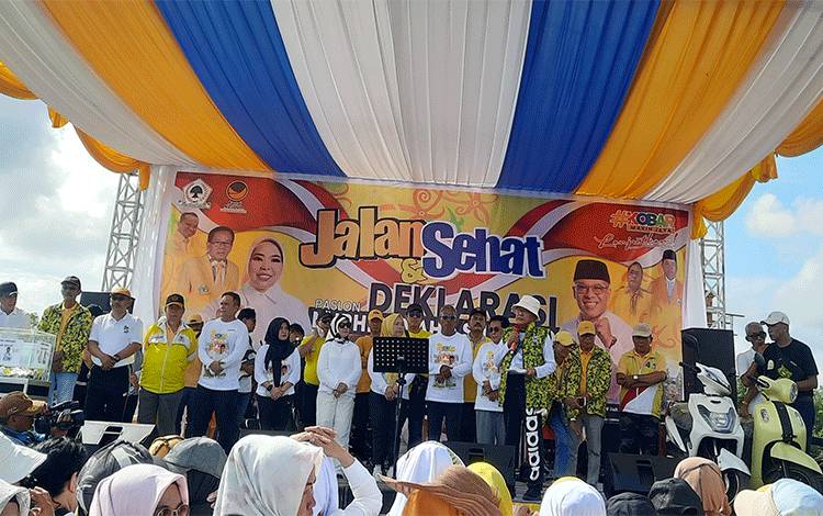 30 Ribu Kupon Jalan Sehat Disiapkan pada Deklarasi Paslon Hj Nurhidayah-Suyanto