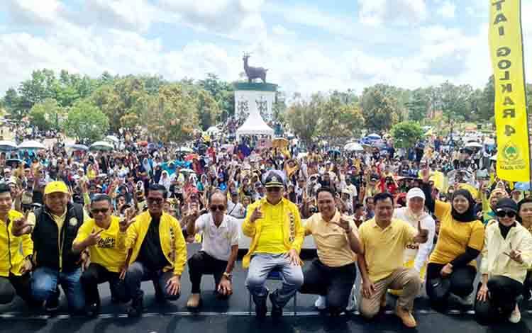 Golkar Deklarasikan Hendra Lesmana - Budiman Jadi Bakal Calon di Pilkada Lamandau 2024