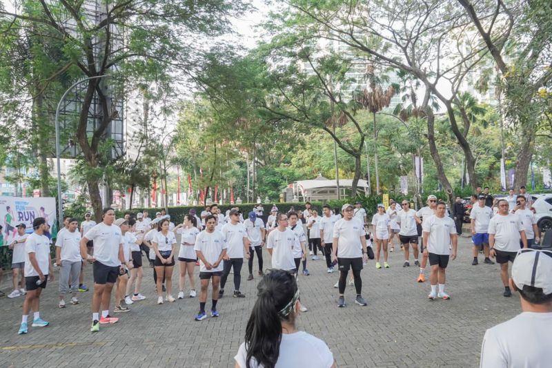 Persatuan Advokat Indonesia (Peradi) gelar lari santai (Fun Run) di Gelora Bung Karno (GBK), Senayan, Jakarta, Minggu (25/8/2024) ANTARA/HO-Peradi