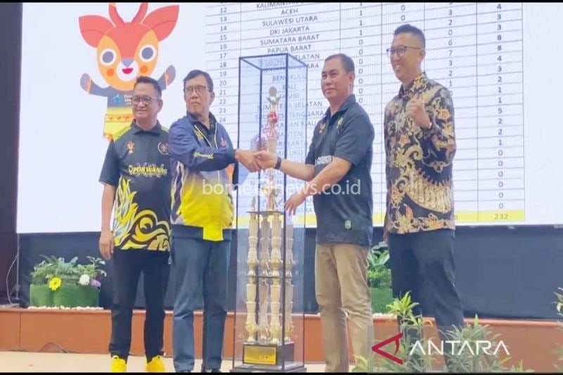 Kalimantan Selatan Raih Juara Umum di Porwanas XIV 2024