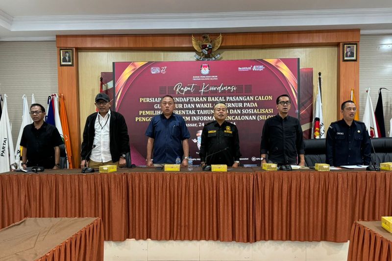 KPU Sulsel Imbau Bacalon Gubernur Segera Akses Silon Sebelum Pendaftaran