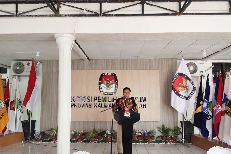Ketua KPU Provinsi Kalimantan Tengah Sastriadi (ANTARA/Rendhik Andika)