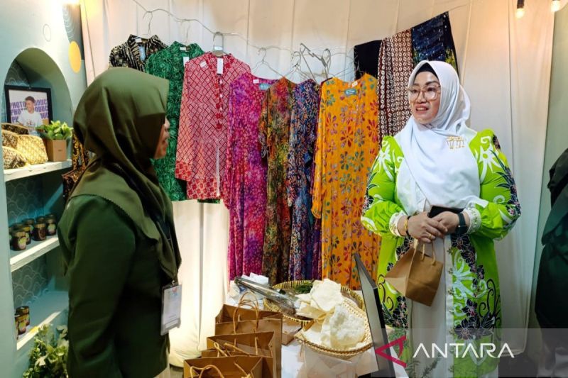 Stan Expo Nasional Ke-7 MA Plus Keterampilan di Kota Sampit yang diselenggarakan 24-27 Agustus 2024. (ANTARA/Devita Maulina)