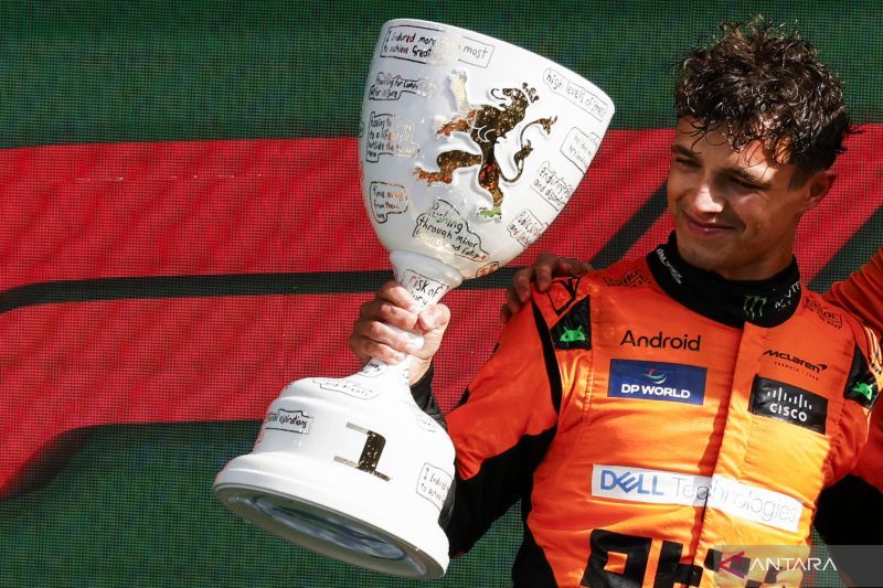 Norris Menangi Balapan di Zandvoort, Dekati Poin Verstappen
