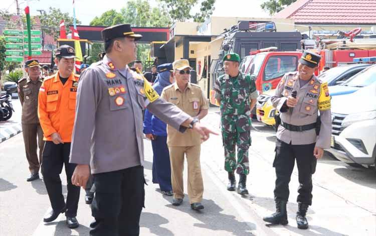 Polres Seruyan Gelar Apel Kesiapsiagaan Penanggulangan Kebakaran Hutan dan Lahan