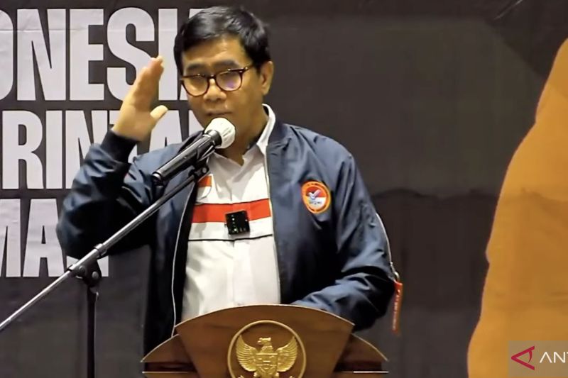 Tangkapan layar - Deputi Bidang Penempatan dan Pelindungan Kawasan Asia dan Afrika BP2MI Lasro Simbolon dalam acara pelepasan PMI ke Korea Selatan dan Jerman dipantau daring di Jakarta, Senin (26/8/2024) (ANTARA/Prisca Triferna)