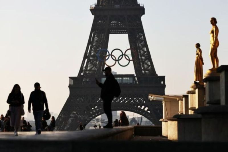 Menara Eiffel di Paris, Prancis. (ANTARA/Xinhua)