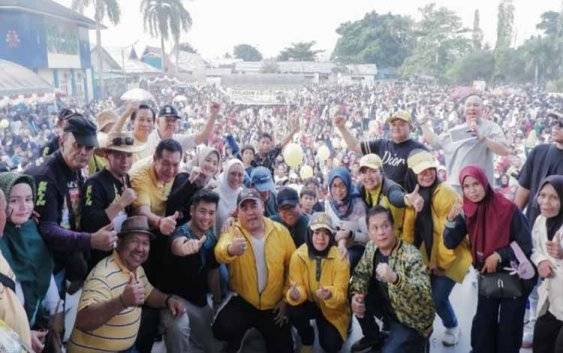 Deklarasi Erlin - Alberkat sebagai Bakal Paslon Bupati dan Wabup Kapuas Dipenuhi Masyarakat