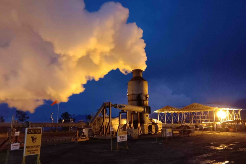 Eksplorasi proyek PLTP Ijen di Jawa Timur oleh PT. Medco Power Indonesia, anak usaha PT Medco Energi Internasional Tbk. ANTARA/HO-MedcoEnergi.