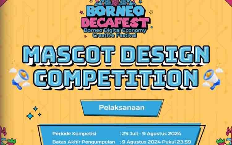 Pemenang Mascot Design Competition akan diumumkan saat pembukaan Decafest pada 29 Agustus 2024 mendatang.(FOTO: TESTI PRISCILLA)