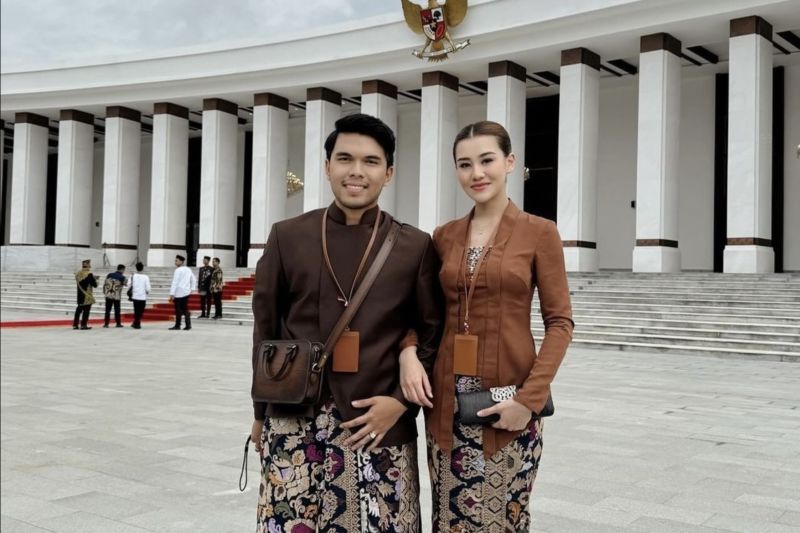 Aktris Aaliyah Massaid (kanan) dan suami Thariq Halilintar (kiri). (Instagram @aaliyah.massaid)