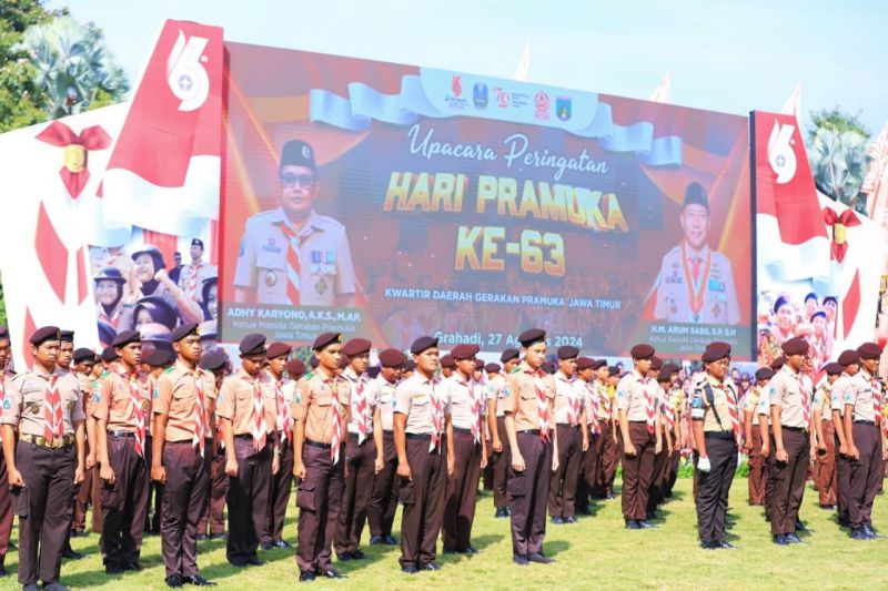 Pramuka Jatim Perkuat Sinergi dalam Menjaga NKRI dan Generasi Muda