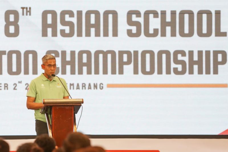Sekretaris Daerah (Sekda) Provinsi Jawa Tengah, Sumarno, dalam persiapan penyelenggaraan event Asian School Badminton Championship (ASBC) 2024 ke-8, di Kota Semarang. (ANTARA/HO-Kemenpora)