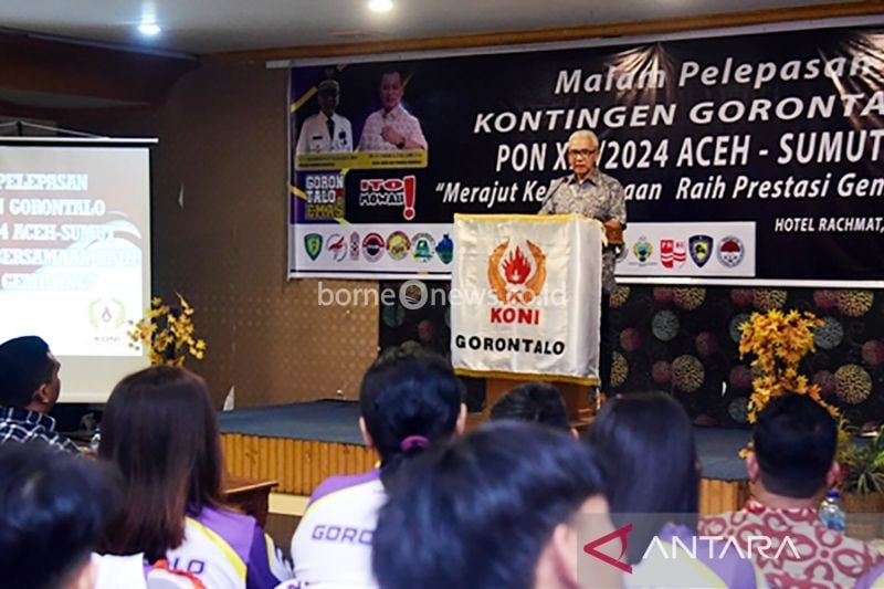 Gubernur Gorontalo Ajak Atlet Capai Prestasi Lebih Baik di PON XXI