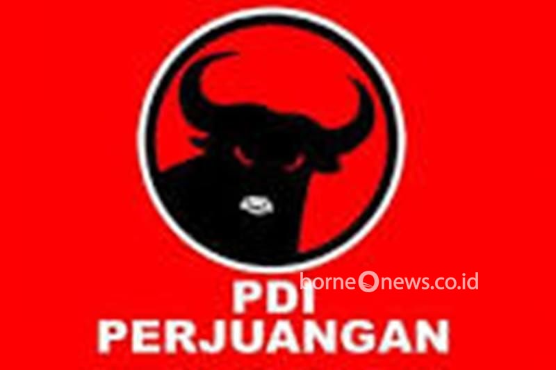 Ilustrasi - Logo parpol PDIP. (Dok Antara)