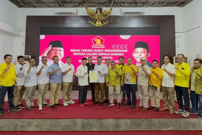 Gerindra Usung Fairid Naparin dan Achmad Zaini di Pilkada Palangka Raya 2024