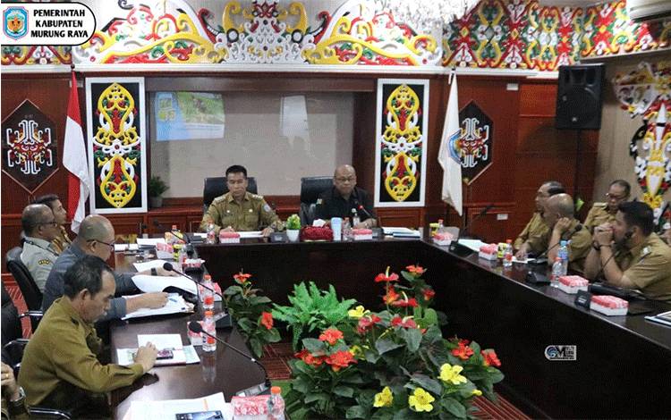 Pemkab Murung Raya Bersama Kementan Rapat Pengembangan Padi Gogo