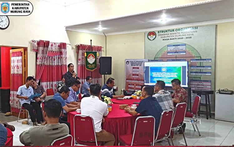 Pemkab Murung Raya saat rapat persiapkan seleksi PPPK 2024