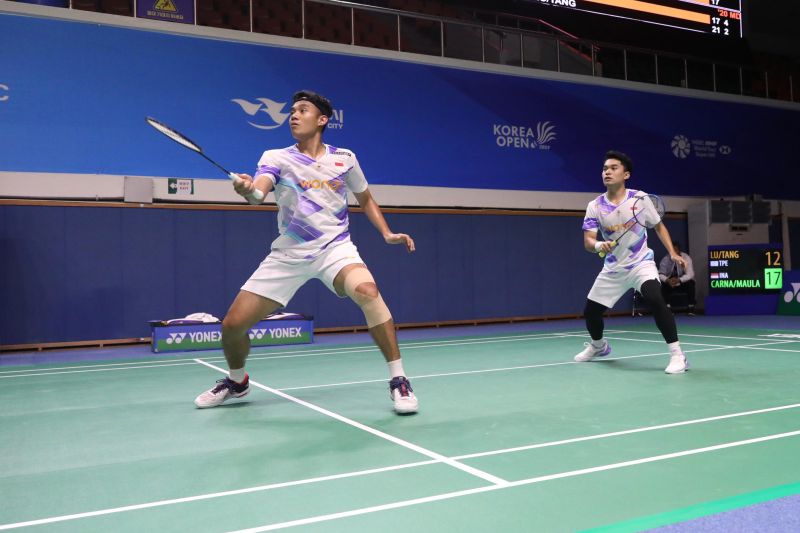 Leo dan Bagas Melaju ke 16 Besar Korea Open 2024 Berkat Komunikasi