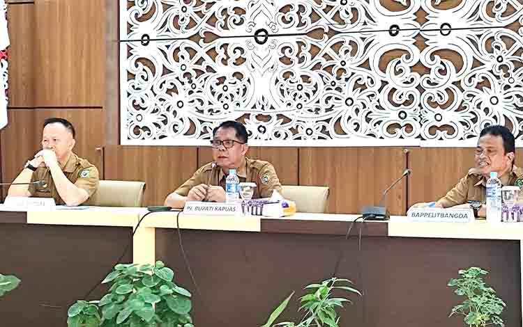 Bappelitbangda Rapat Persiapan Penyusunan Rantek RPJMD Kapuas 2025 - 2029