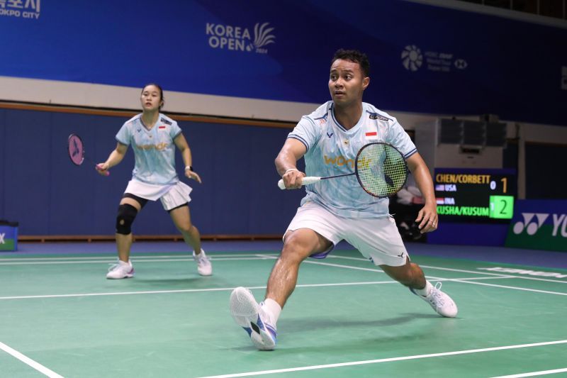 Rehan, Lisa Penuhi Target Lolos 16 Besar Korea Open 2024