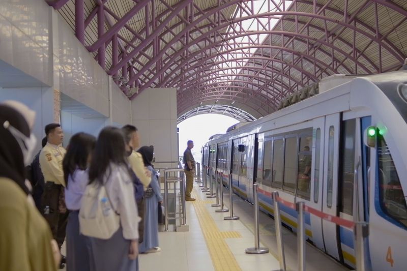 Penambahan Perjalanan LRT Sumsel Selama Festival Perahu Bidar