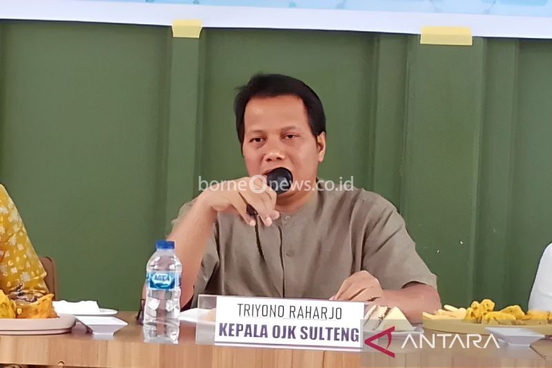 Kepala OJK Sulteng Triyono Raharjo. (ANTARA/Nur Amalia Amir)