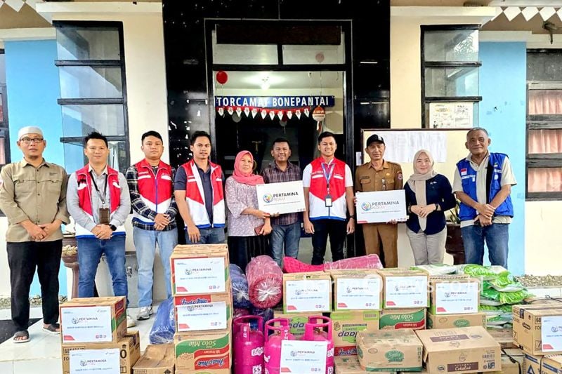 Pertamina Patra Niaga Salurkan Bantuan untuk Korban Banjir Bone Bolango