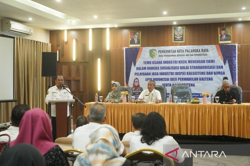 Pelaku IKM Palangka Raya Ikuti Sosialisasi Standarisasi Permodalan