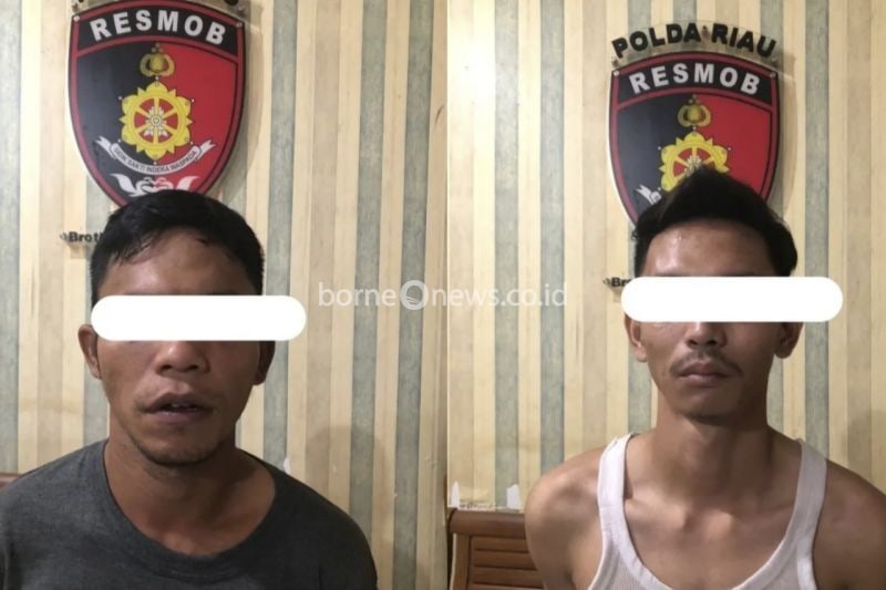 Dua Pelaku Pencurian Mengaku Polisi Diringkus di Pekanbaru