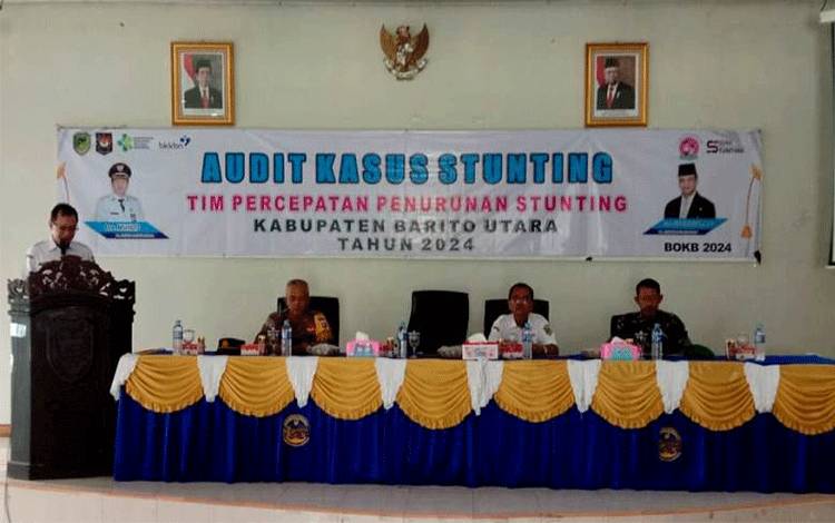 Disdalduk KBP3A Barito Utara Gelar Pertemuan Audit Kasus Stunting