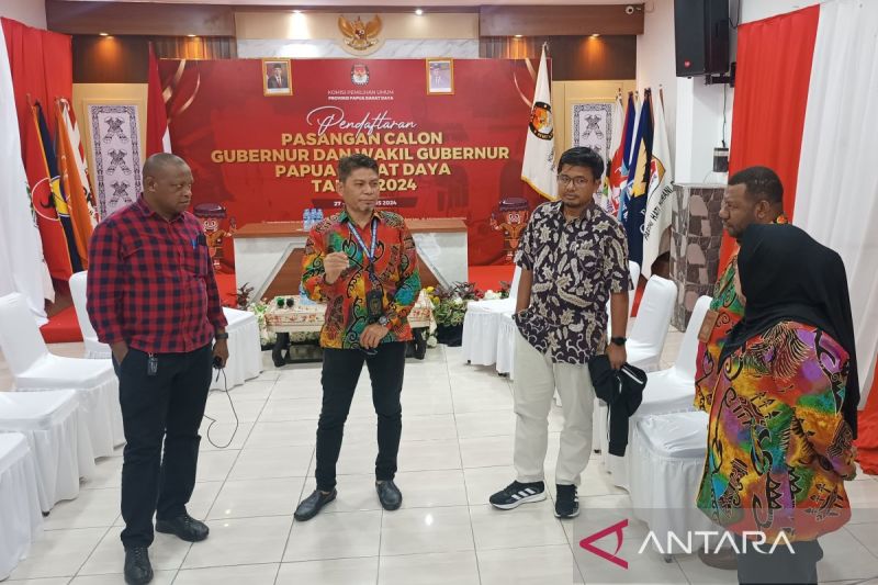 Monitoring KPU RI Pastikan Pendaftaran Calon Gubernur Papua Barat Daya Lancar