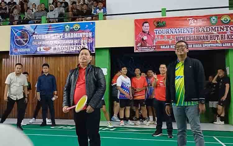 Turnamen Badminton PBSI Cup Semarakkan HUT ke-79 RI di Kotim