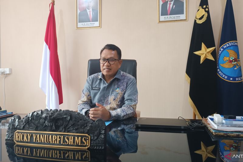 Kepala BNNP Sumbar, Brigjen Pol Ricky Yanuarfi. (ANTARA/Miko Elfisha)