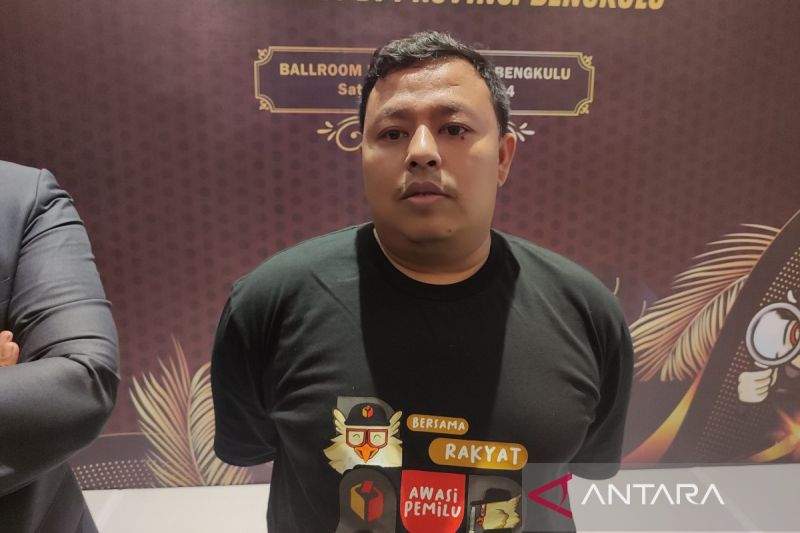 Kordiv PPPS Bawaslu Kota Bengkulu Ahmad Maskuri. ANTARA/Anggi Mayasari.