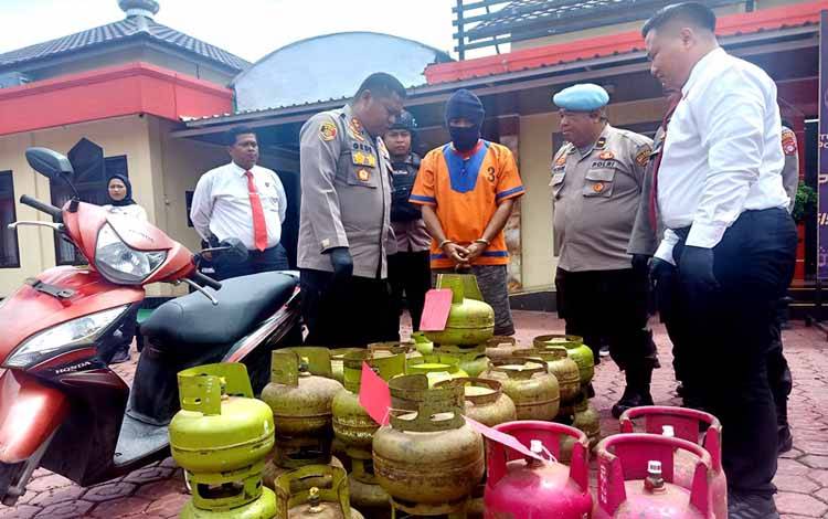 Polres Barito Utara Ungkap Kasus Pencurian Gas LPG 3 Kg