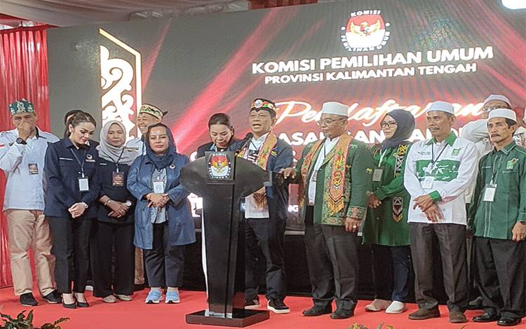 Willy-Habib Resmi Daftar ke KPU Kalteng, Usung Tagline Harmonis ini Artinya