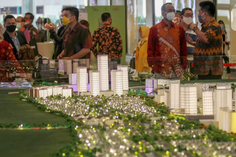 Suasana festival investasi properti APLN di Jakarta. (APLN)