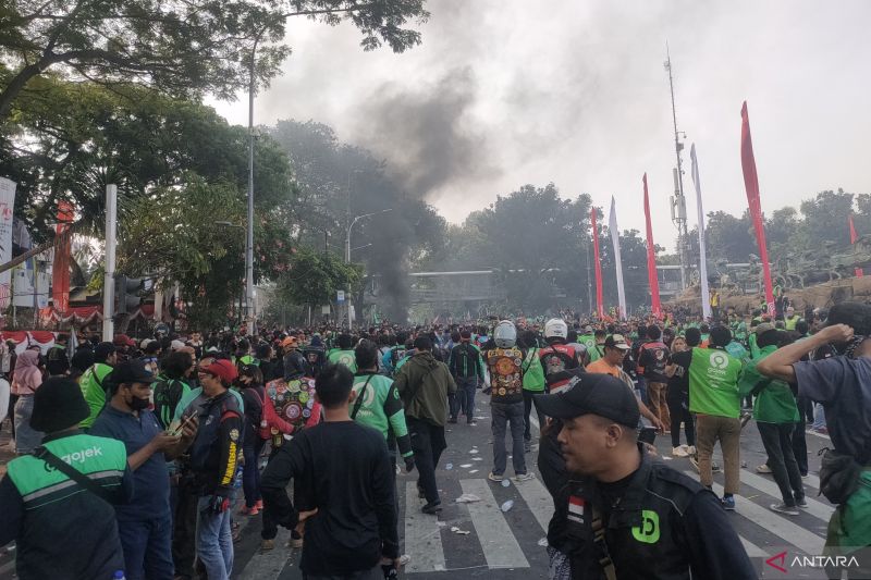 Pengguna Ojol di Jakarta Tidak Kesulitan Meski Ada Aksi Unjuk Rasa