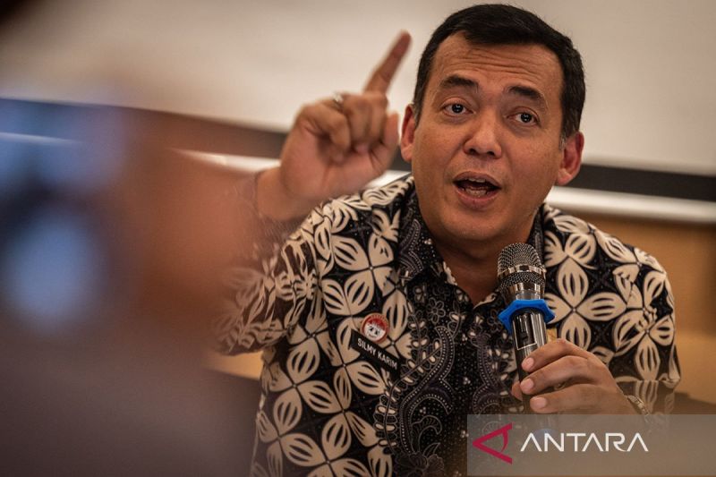 Director general of immigration at the Law and Human Rights Ministry, Silmy Karim. (ANTARA FOTO/Bayu Pratama S/Spt/pri)