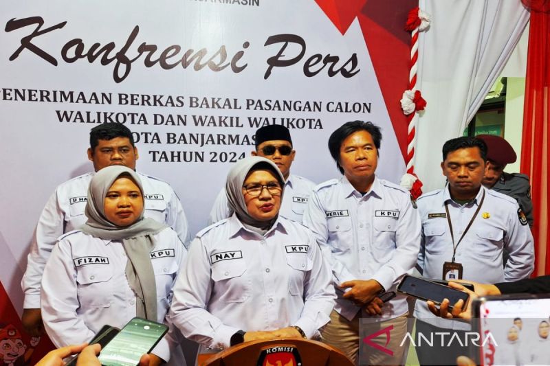 Pendaftaran Pasangan Calon Wali Kota Banjarmasin Ditutup, Ini Daftarnya