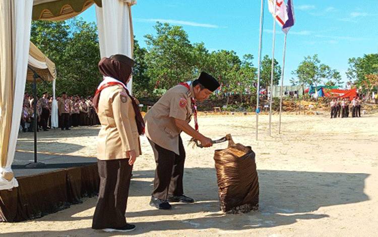 Kemah Besar Pramuka di Kobar Resmi Digelar